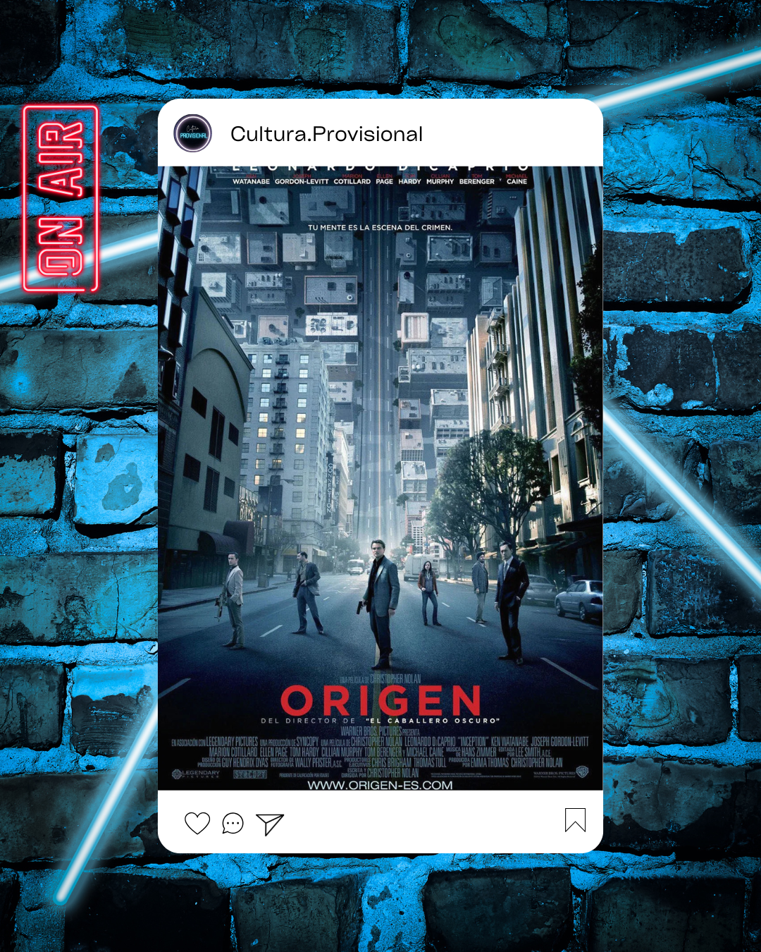Póster Alternativo Origen (Inception)